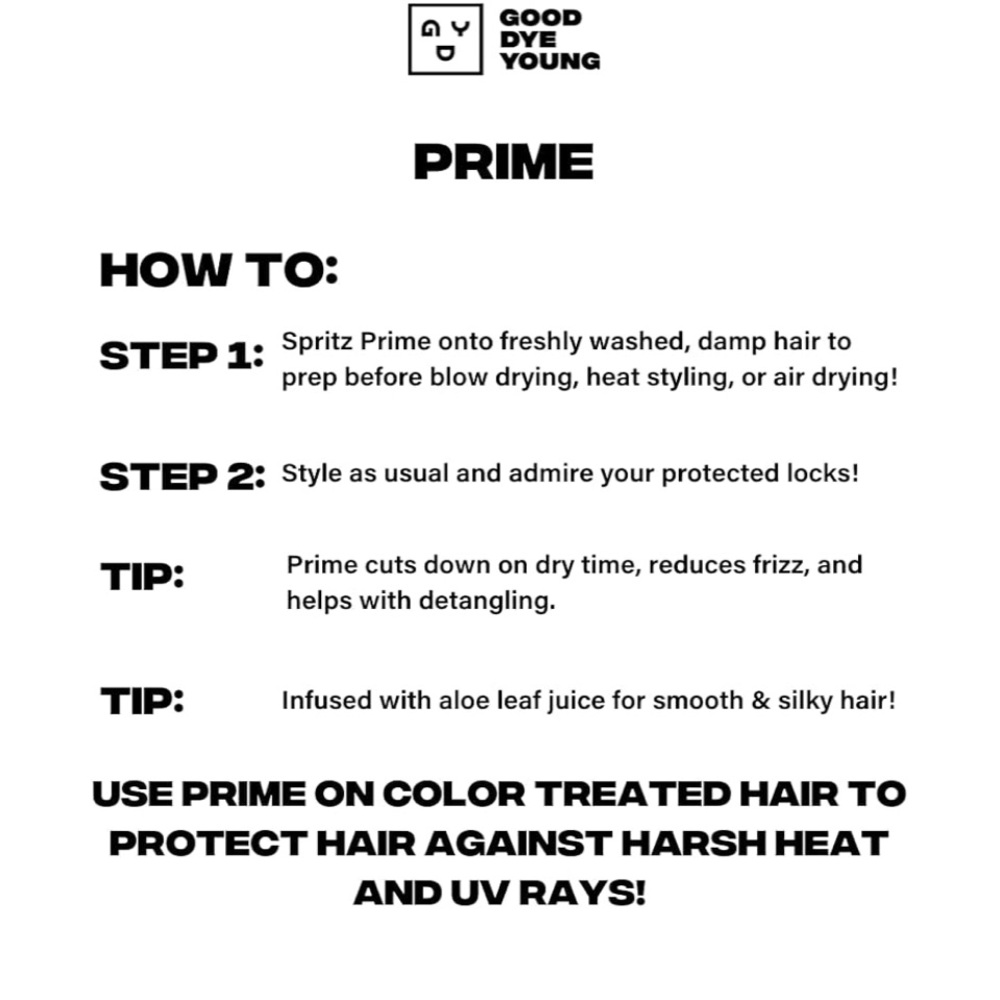 Good Dye Young Color Safe Conditioner - Sulfate Free Conditioner - Hair Primer - Picture 3 of 6